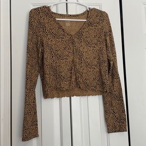 American Eagle cropped long sleeve